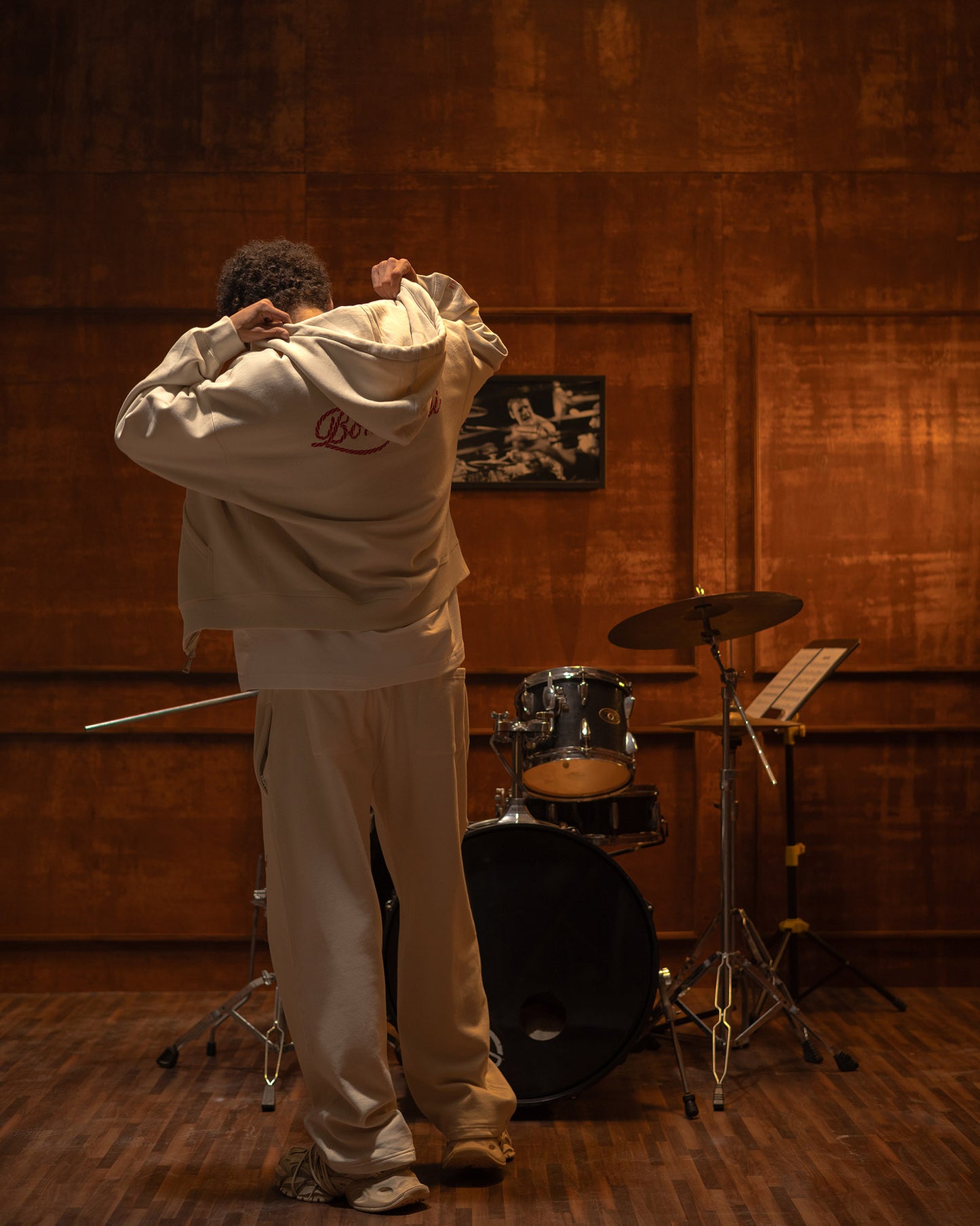 The Elevated Blank Cloud Dancer Sweatpants