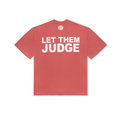 Let Them Judge Printed Plum T-shirt
