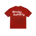 TOO SOBER & SOCIAL ANXIETY TERRA COTTA COLOR T-SHIRT