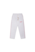 Unisex Grey Stitched line Track Pant