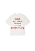 Hold My Hand Scribbled White T-shirt