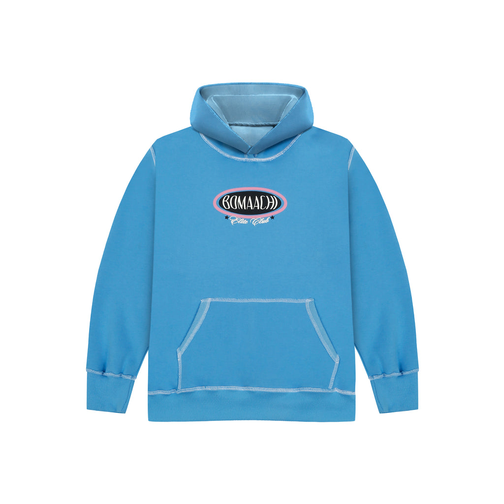 Elite Club Stitched Line Blue Hoodie