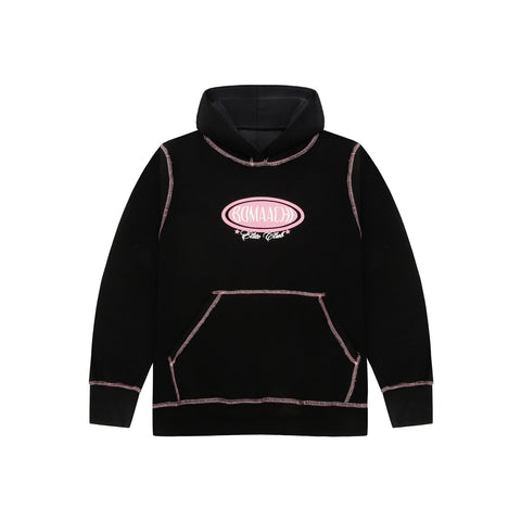 Elite Club Stitched Line Black Hoodie