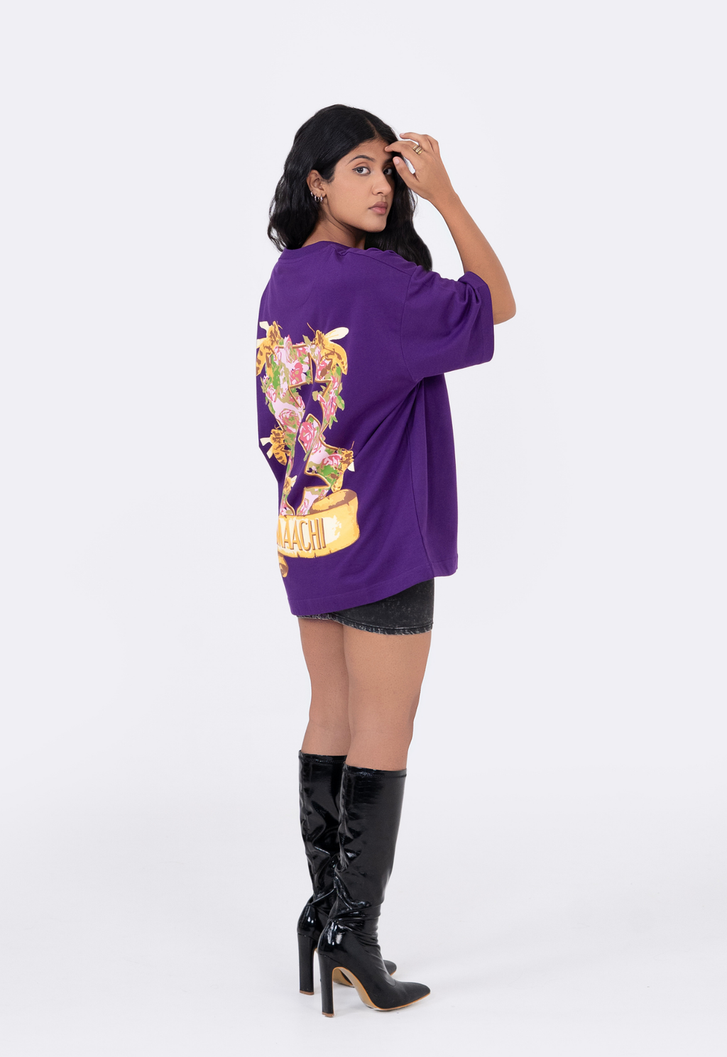 Flowered Violet T-shirt