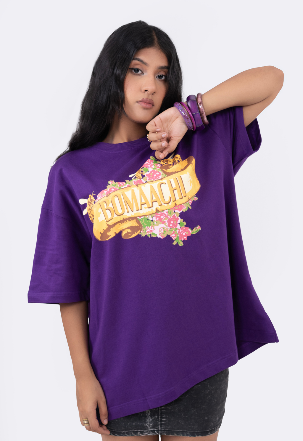 Flowered Violet T-shirt
