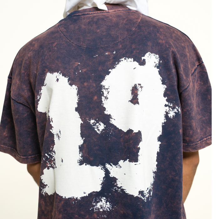 Navy Blue Acid Washed