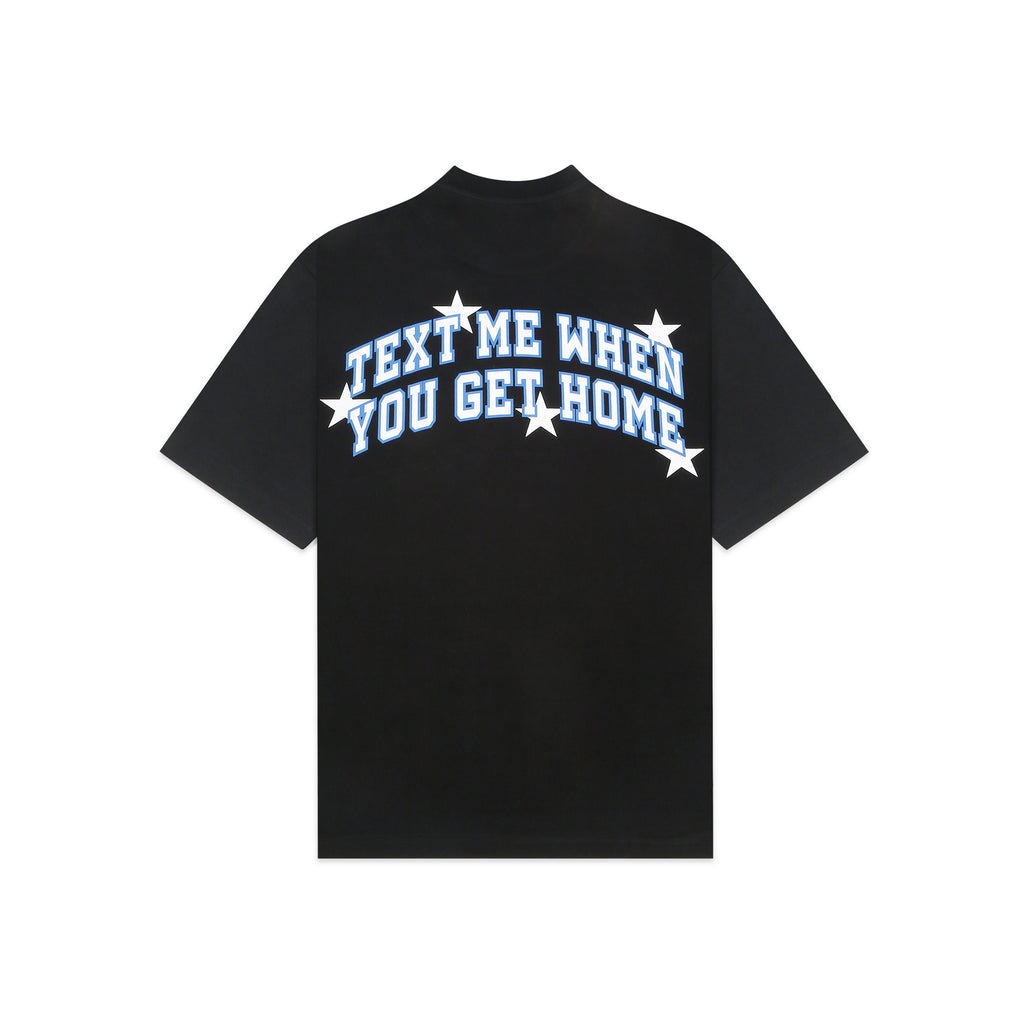 Text Me Black Tshirt