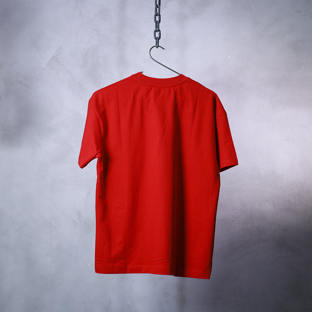 oversized blank Red