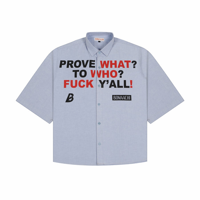 Prove What blue shirt