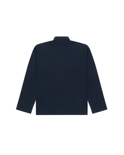 Textured Blue Shacket