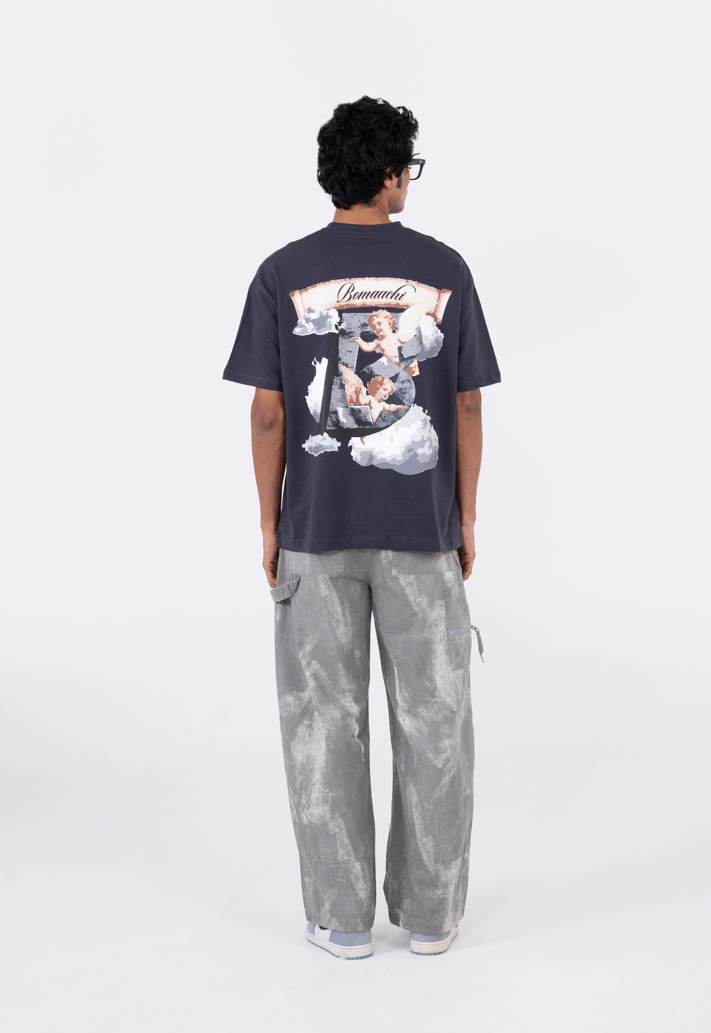 Angel in Clouds dark grey T-shirt