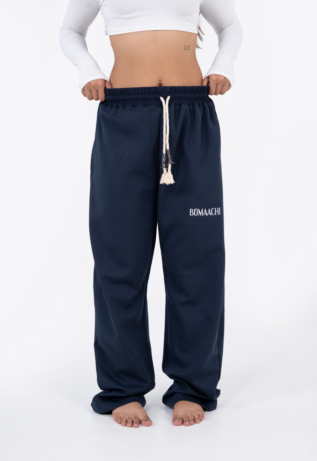Unisex Navy Blue Track Pant