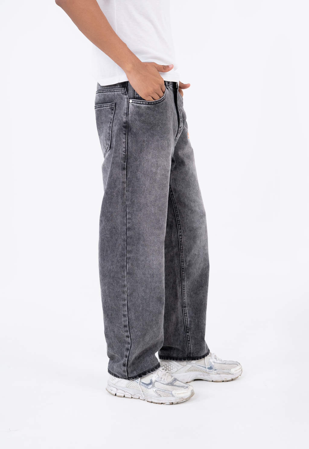 Washed Grey Denim