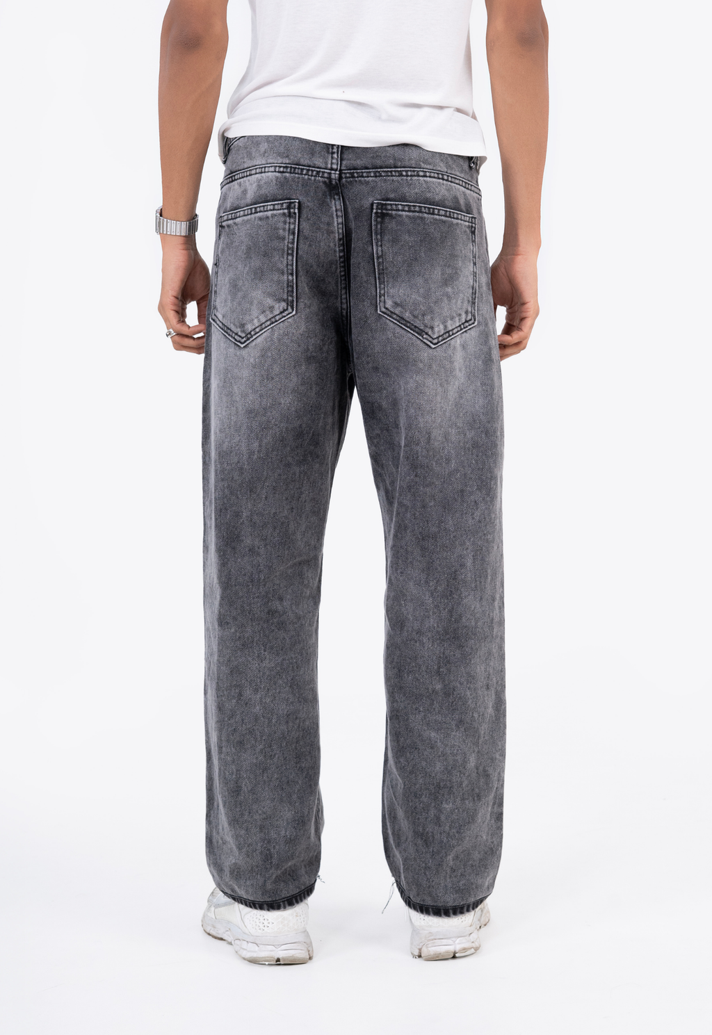 Washed Grey Denim