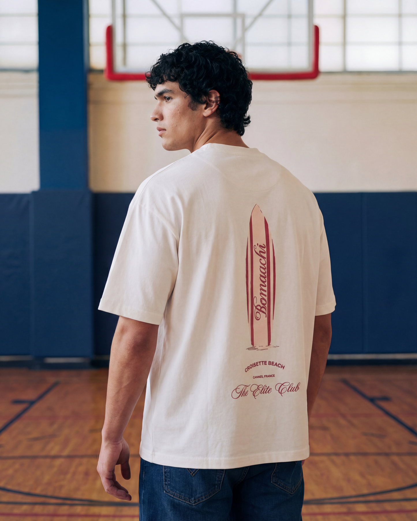 Cannes Beach Surfer Cloud Dancer