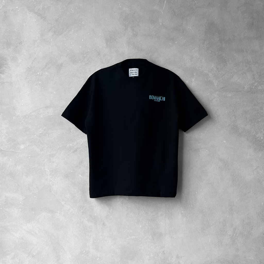 oversized blank black