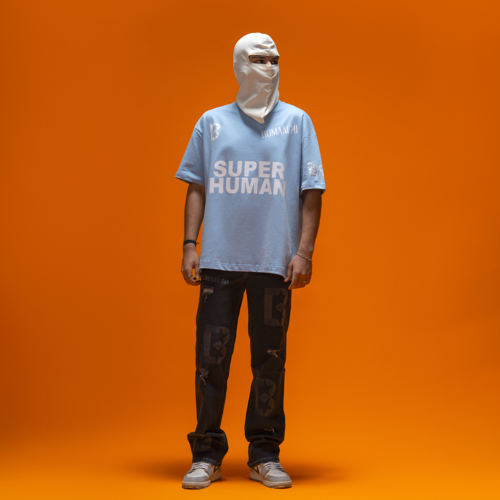 Super Human Powder Blue T-shirt