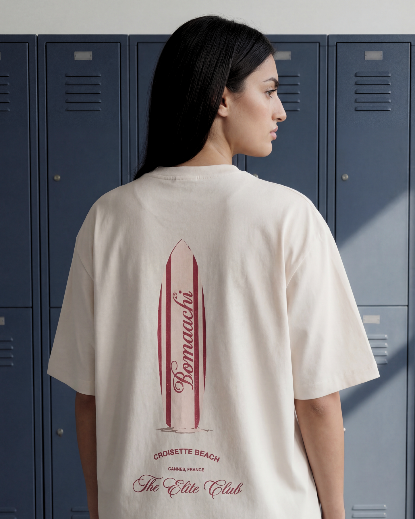 Cannes Beach Surfer Cloud Dancer