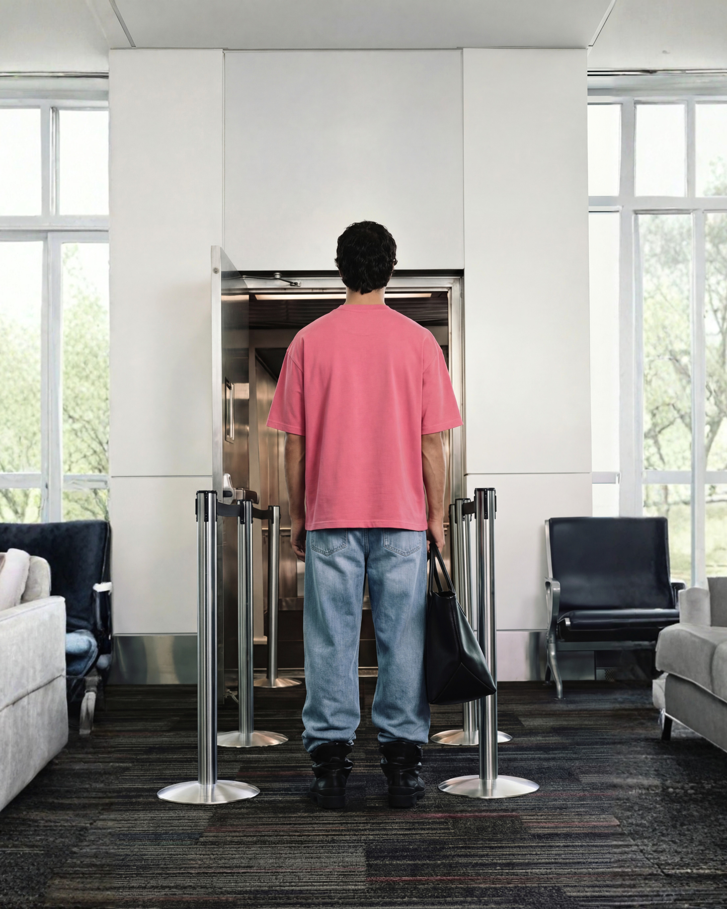 Woven patch Pink lemonade