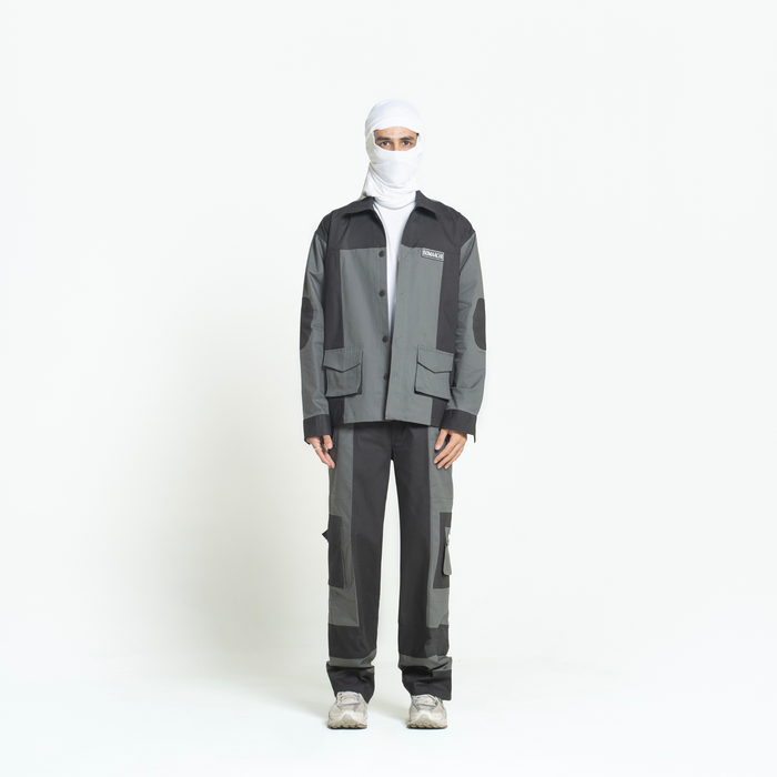 Mad Patched Grey/Black Jacket
