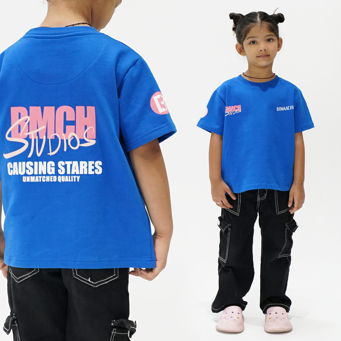Kids BMCH Studios Fragment Blue T-shirt