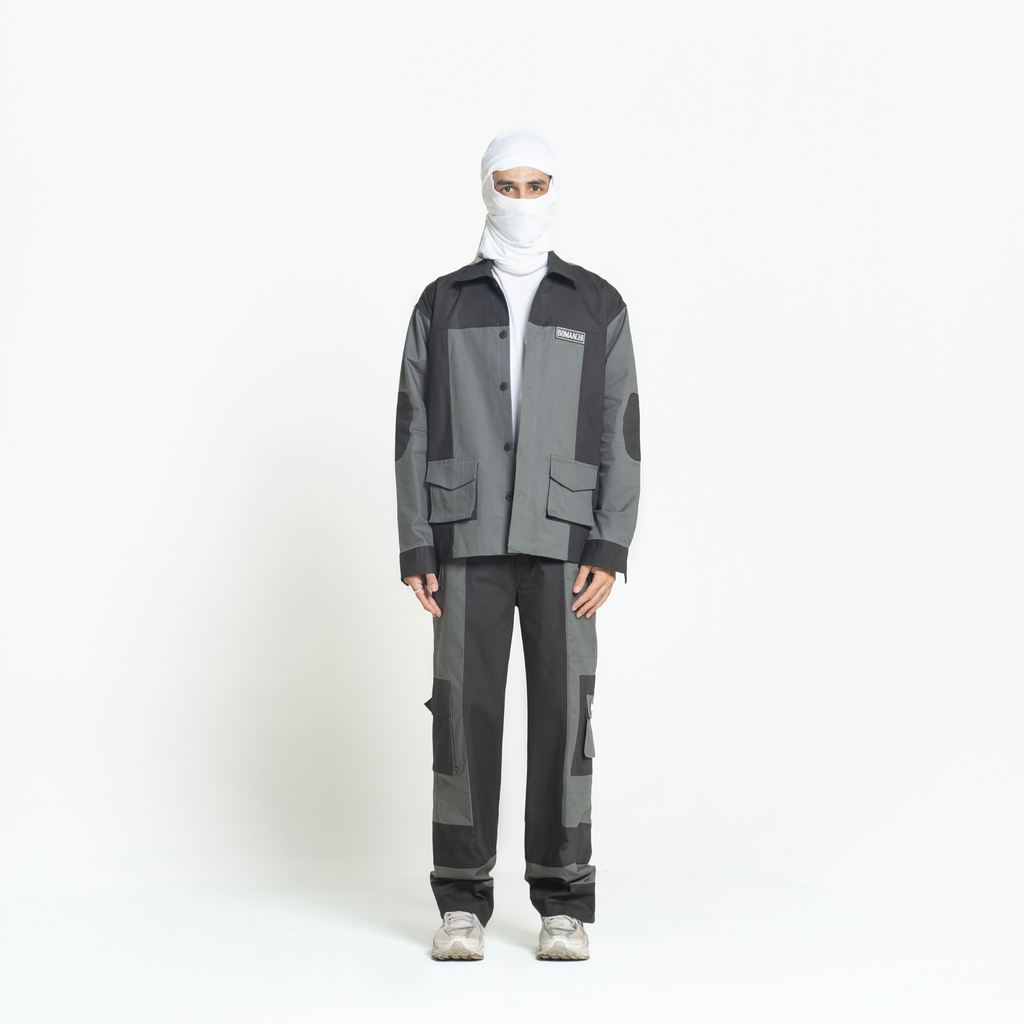Mad Patched Grey/Black Cargo