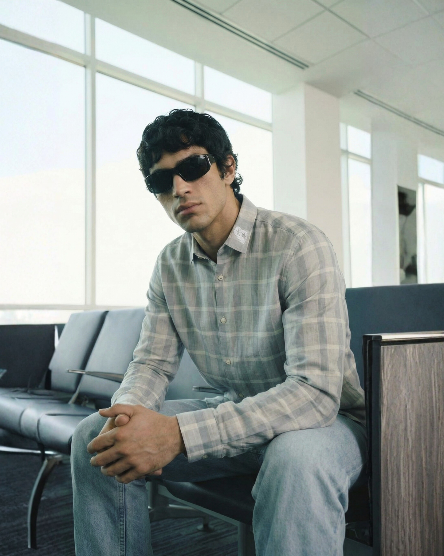 Checkered Shirt Blue