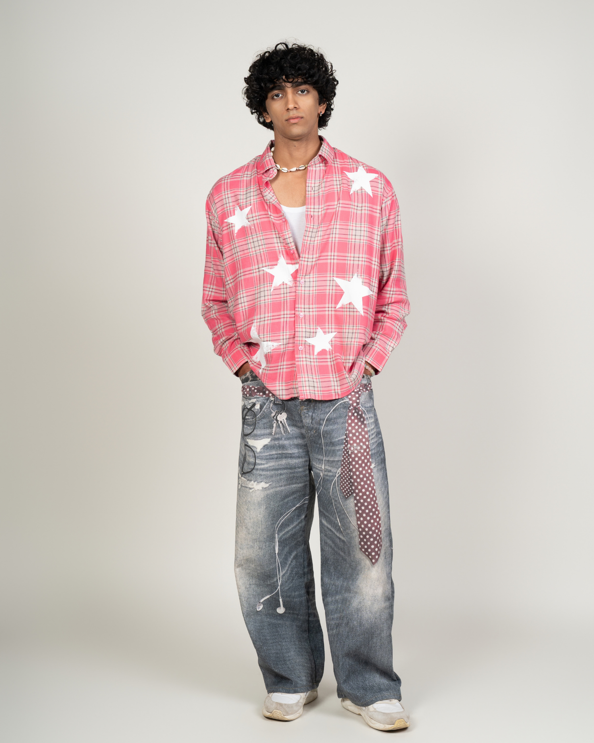 Pink Stars Shirt
