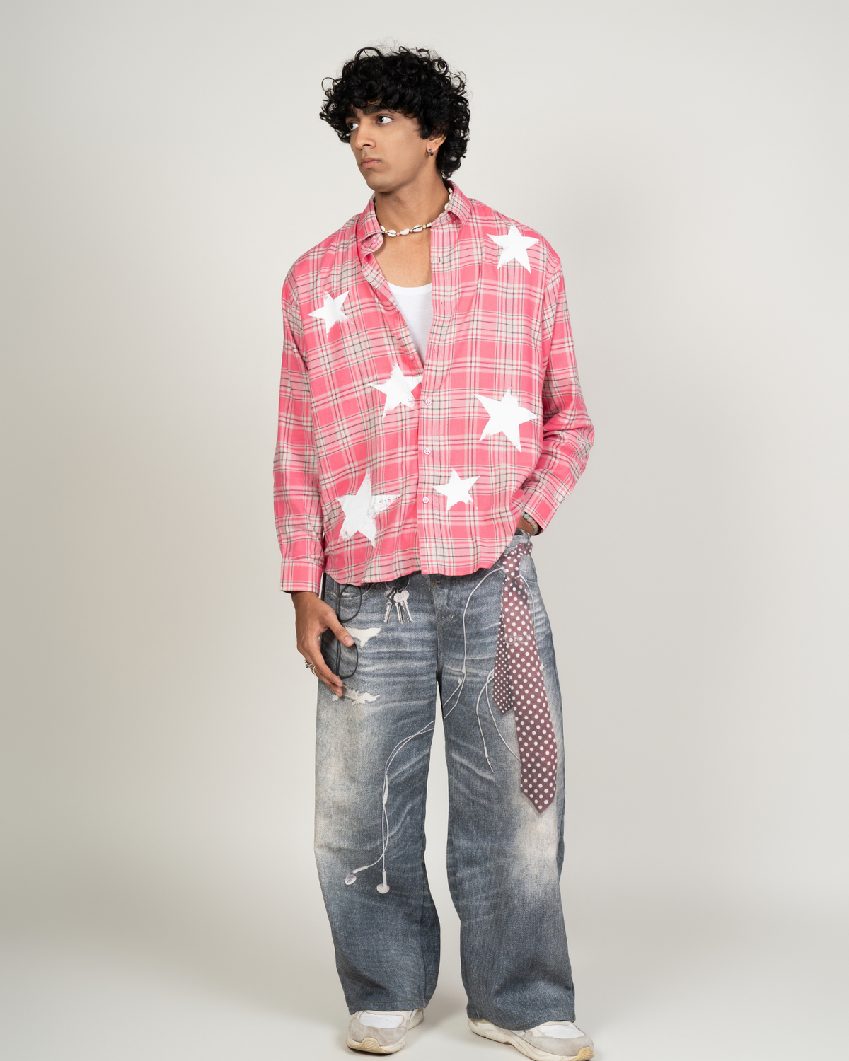 Pink Stars Shirt