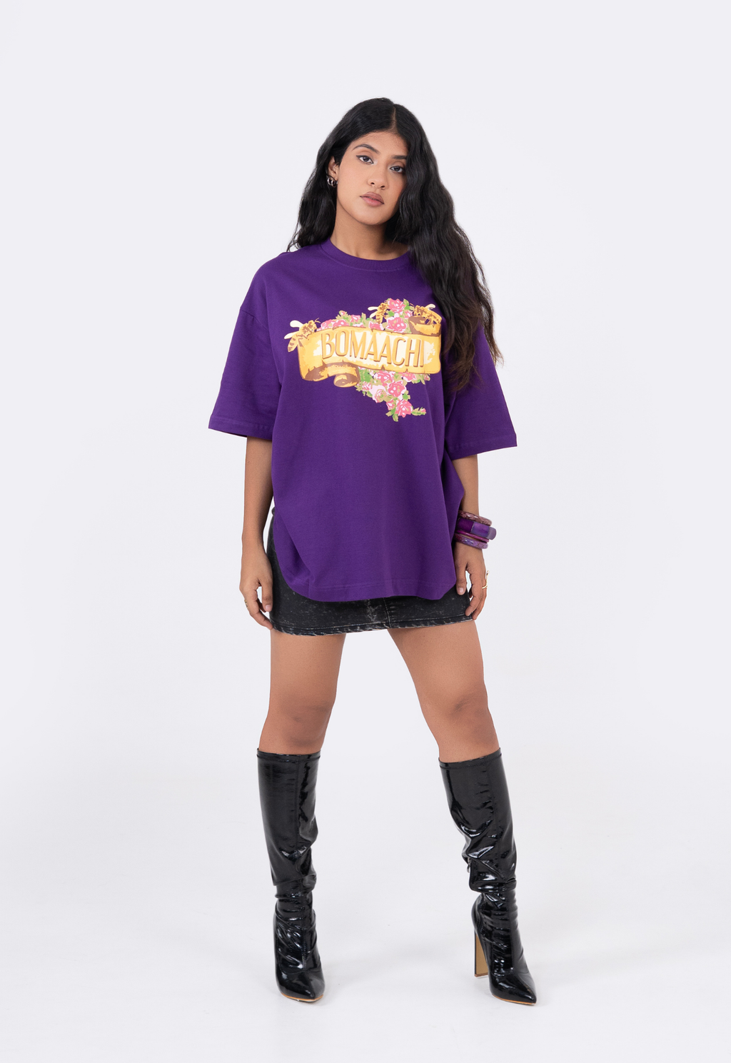 Flowered Violet T-shirt