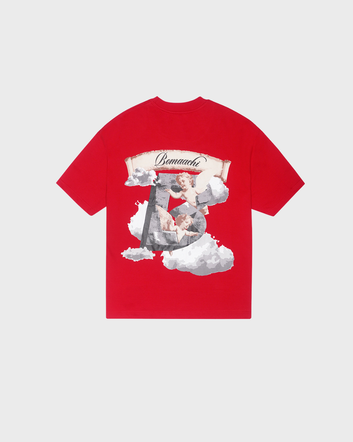 Angel in Clouds Red