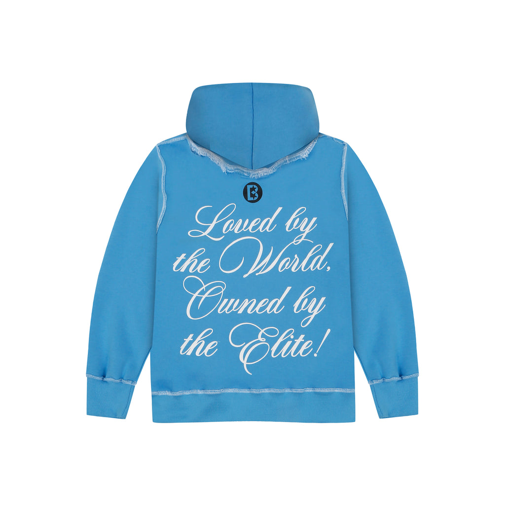 Elite Club Stitched Line Blue Hoodie