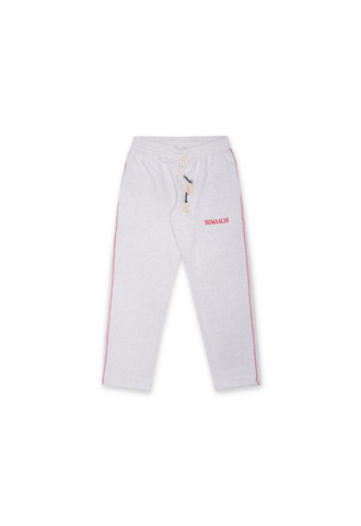 Unisex Grey Stitched line Track Pant