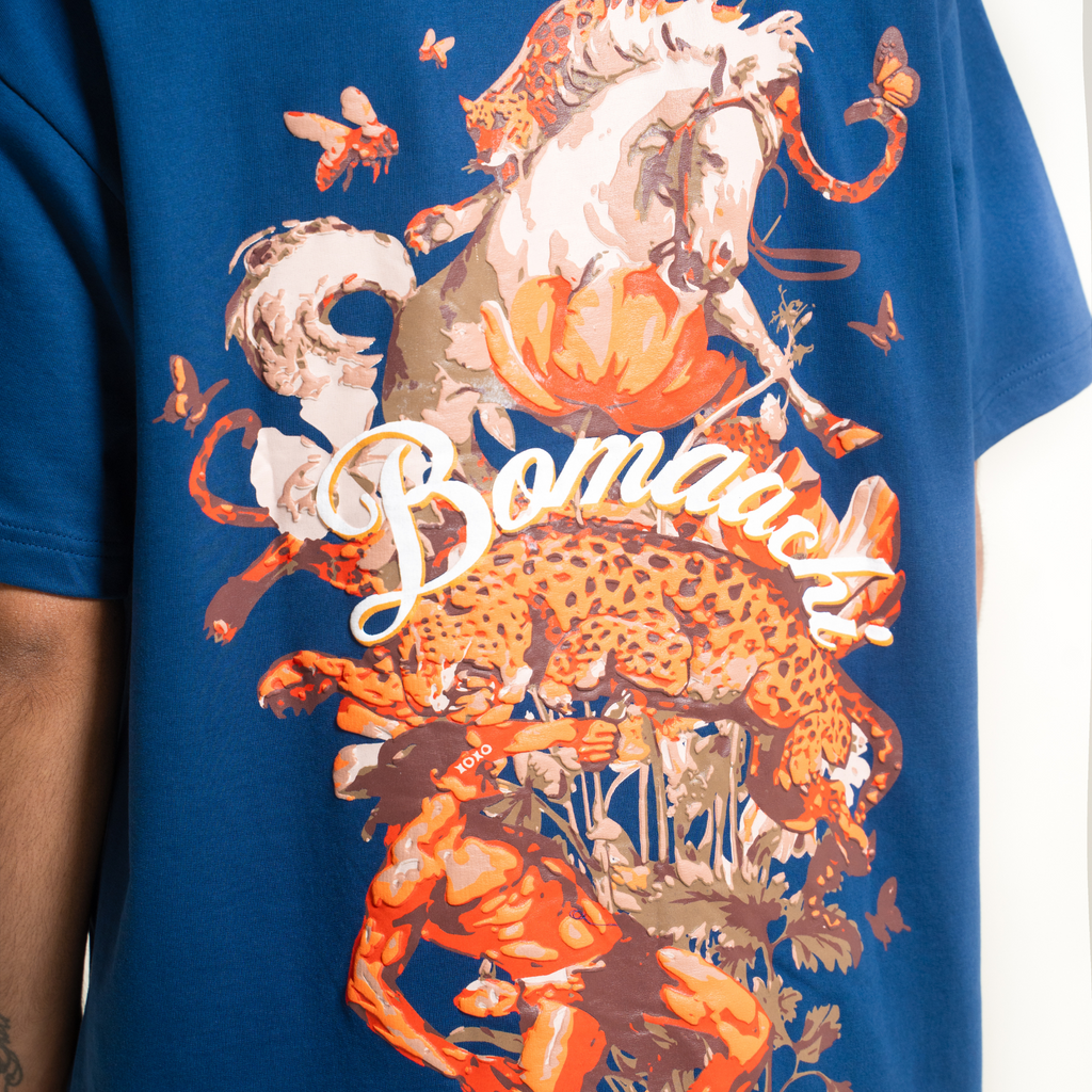 Jungle Chaos Navy Blue T-shirt