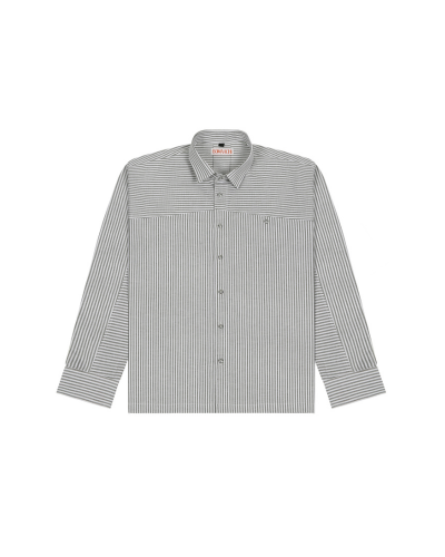 Unaligned Green Stripes Shirt