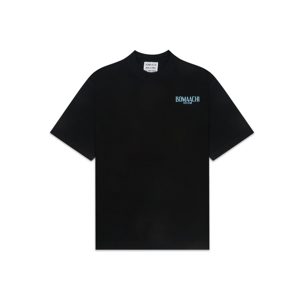 oversized blank black