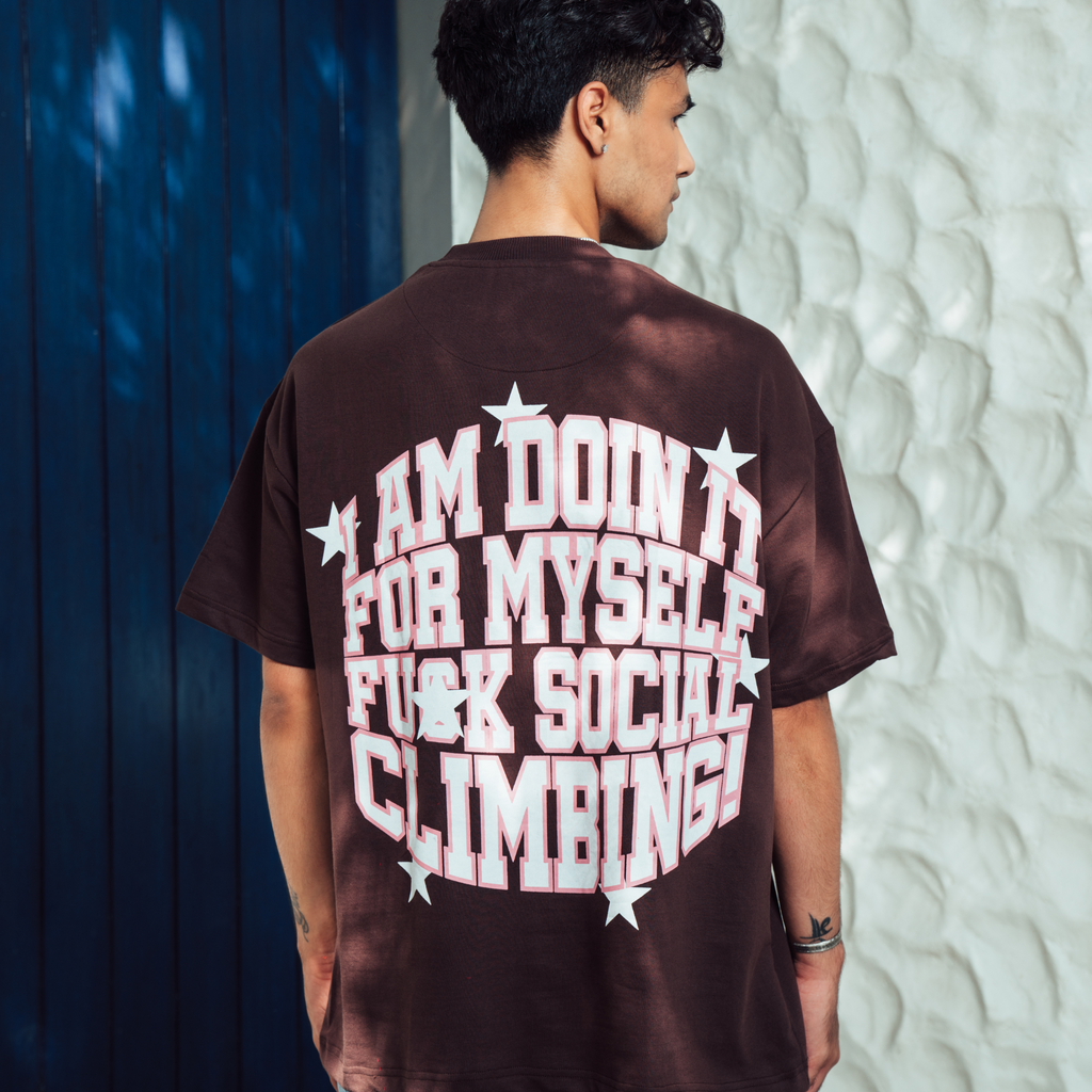 Doing it for myself Brown T-shirt