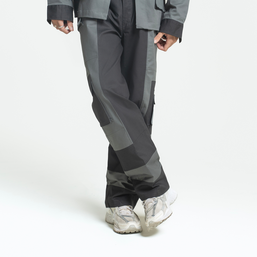 Mad Patched Grey/Black Cargo