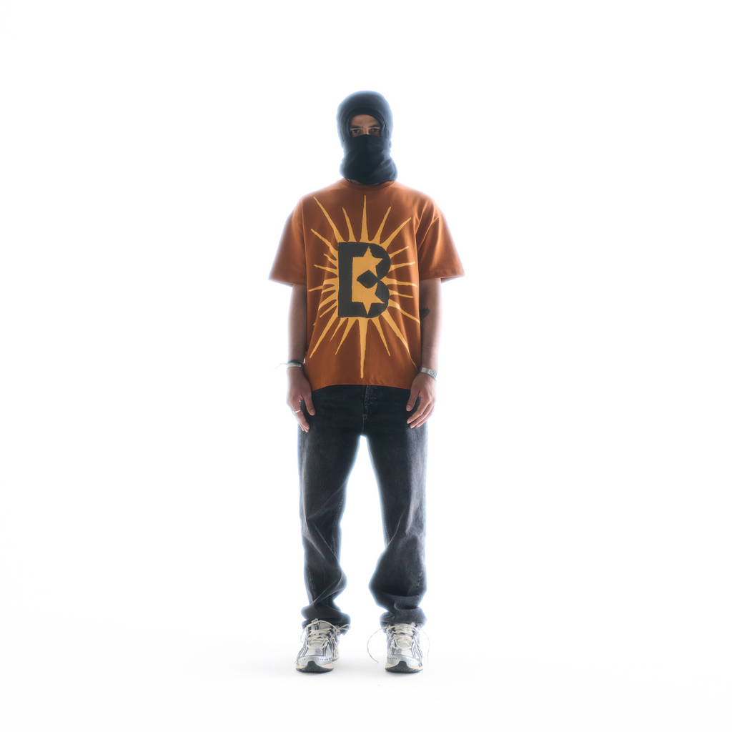 Angel Protects Me Dark Orange T-shirt