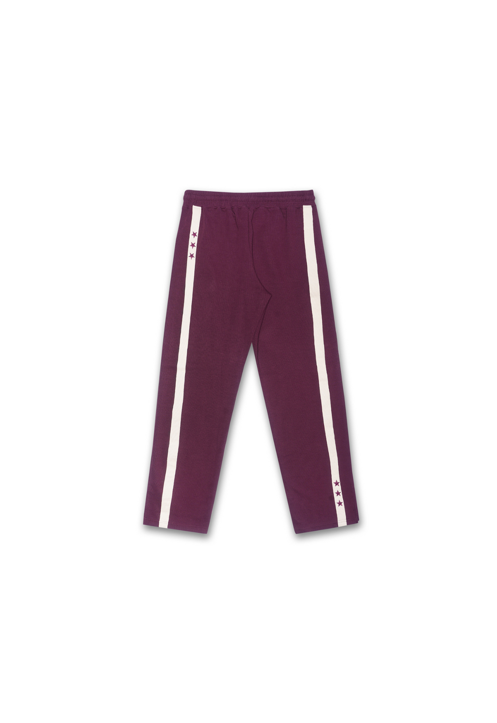 Striped Burgandy Track Pant