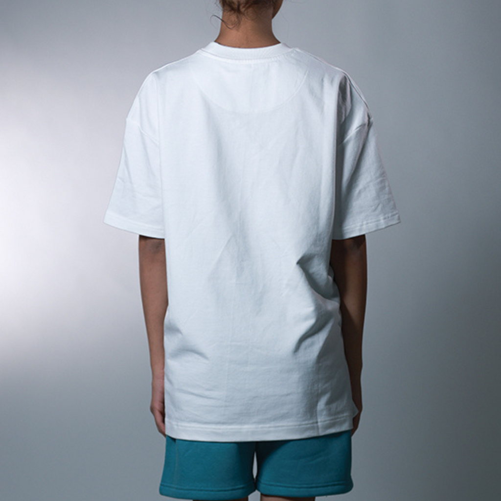 oversized blank white