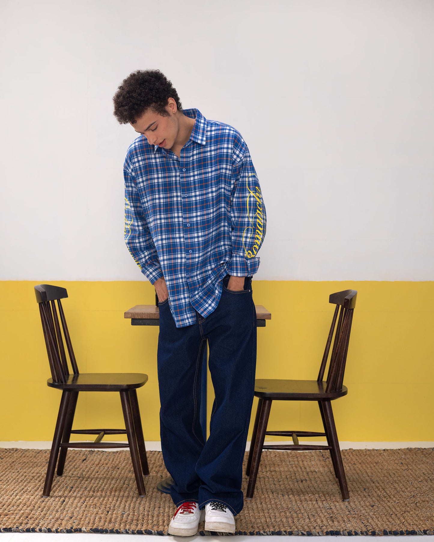 Not Just A Pretty Face Blue Shirt