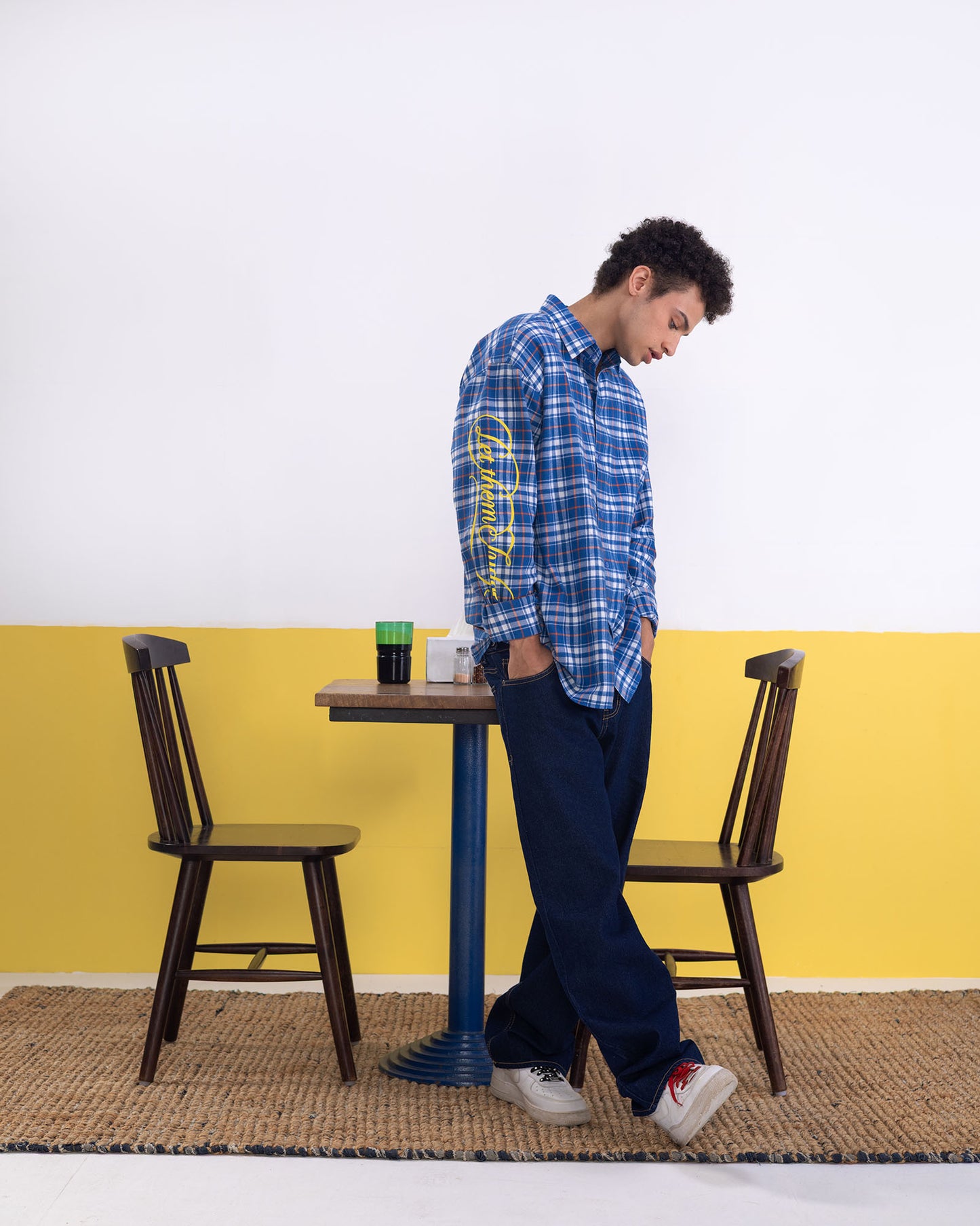 Not Just A Pretty Face Blue Shirt