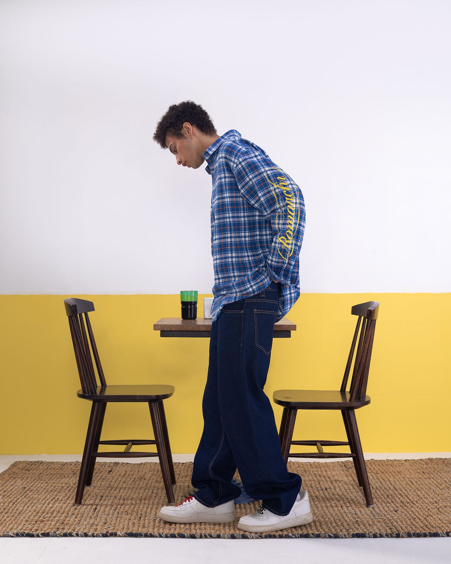 Not Just A Pretty Face Blue Shirt