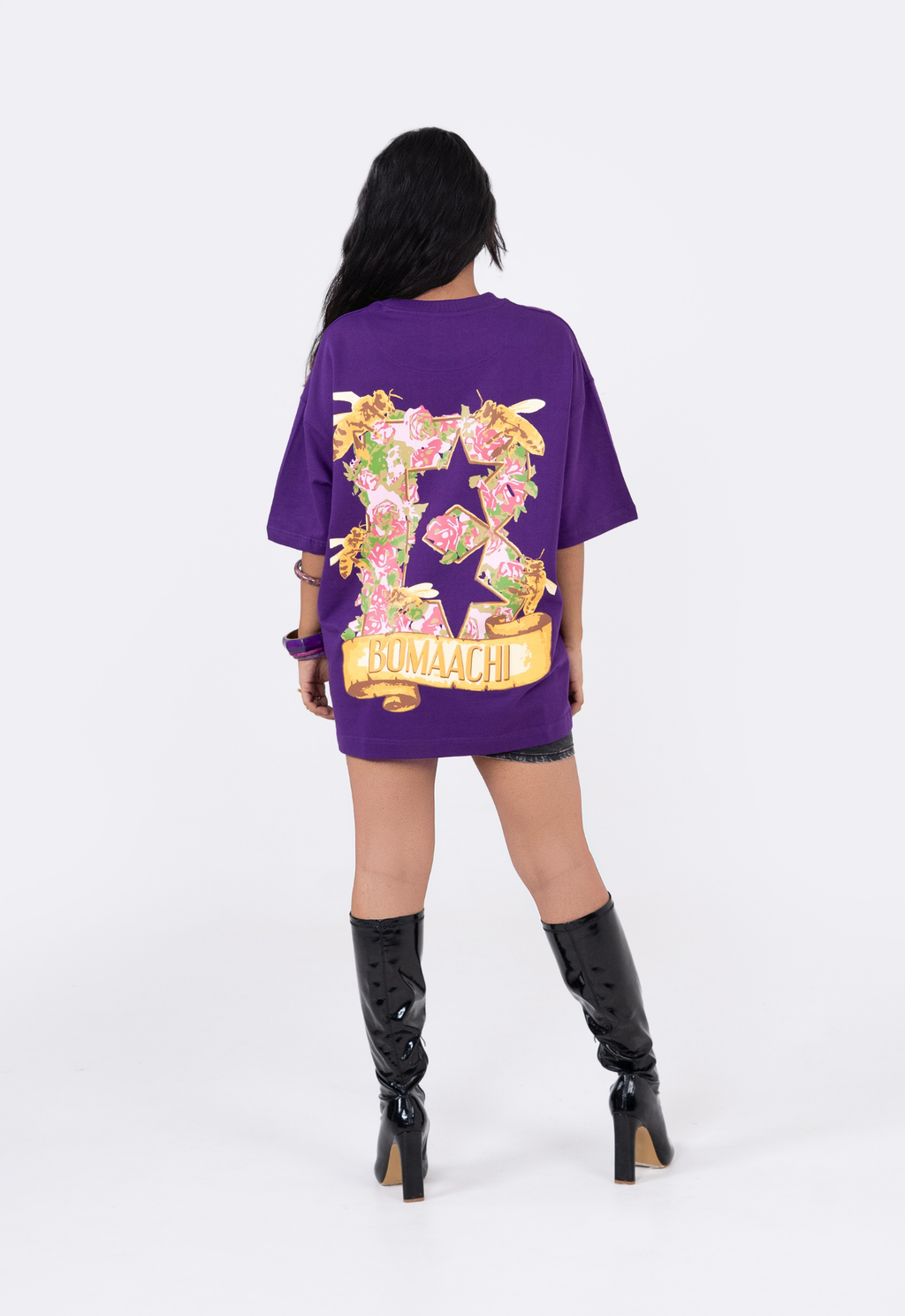 Flowered Violet T-shirt