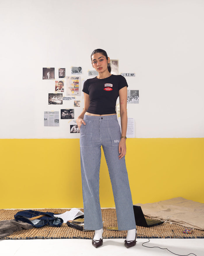 Certified Legend Black Crop Top