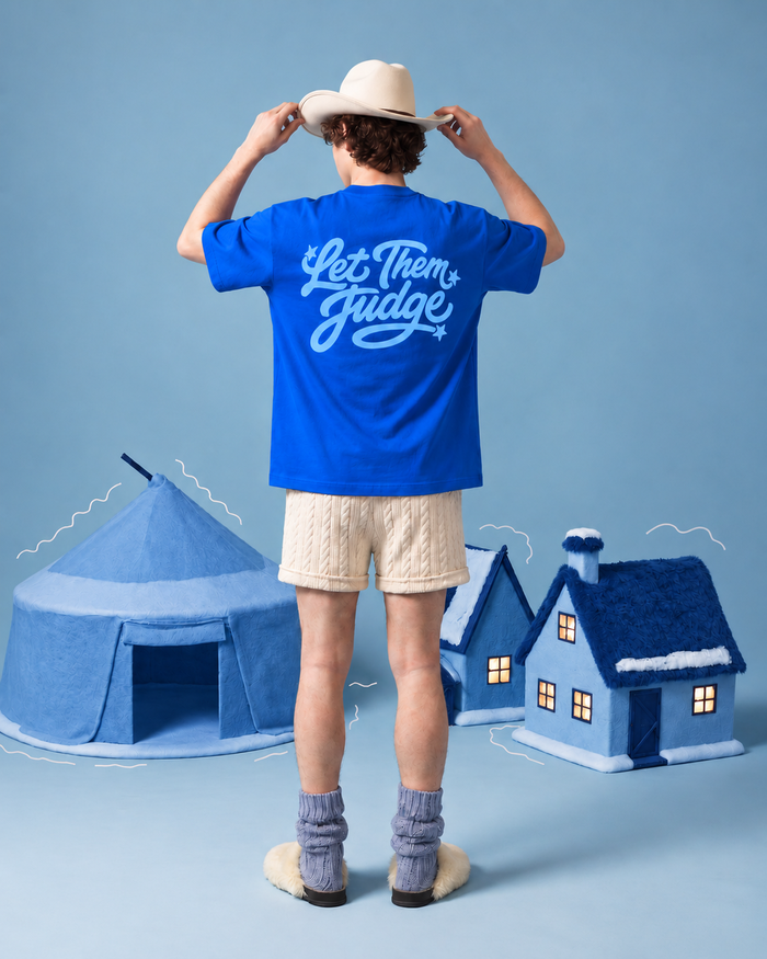 Let Them Judge Cobalt blue