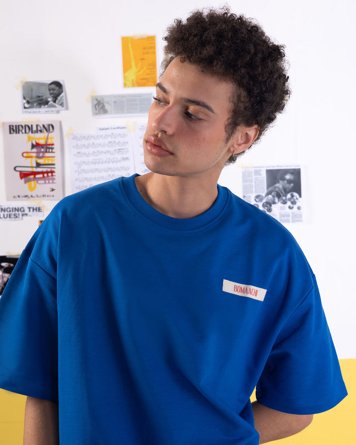 Woven Patch Classic Blue