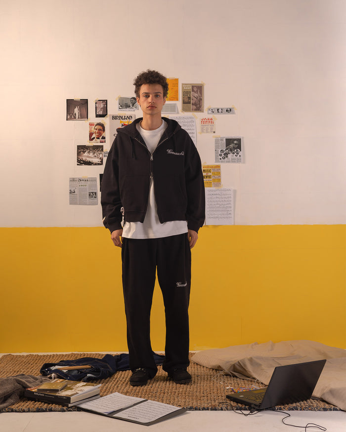 The Elevated Blank Black Sweatpants