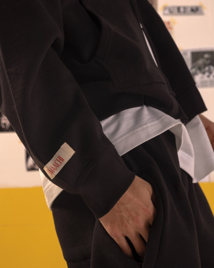 The Elevated Blank Black Sweatpants